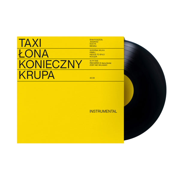 ŁONA X KONIECZNY X KRUPA - TAXI (INSTRUMENTAL) (LP)