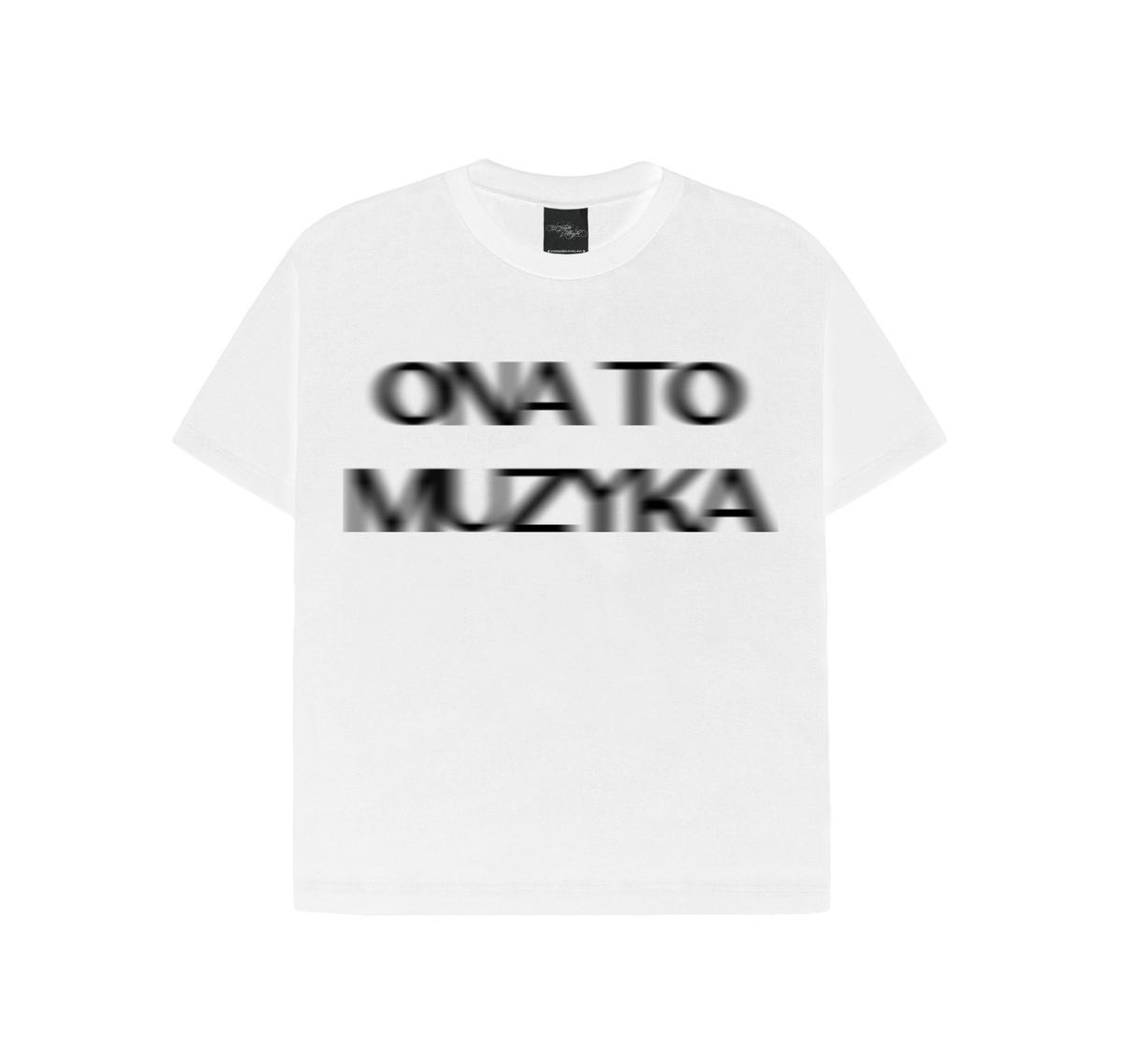 ONA TO MUZYKA BIAŁY TEE